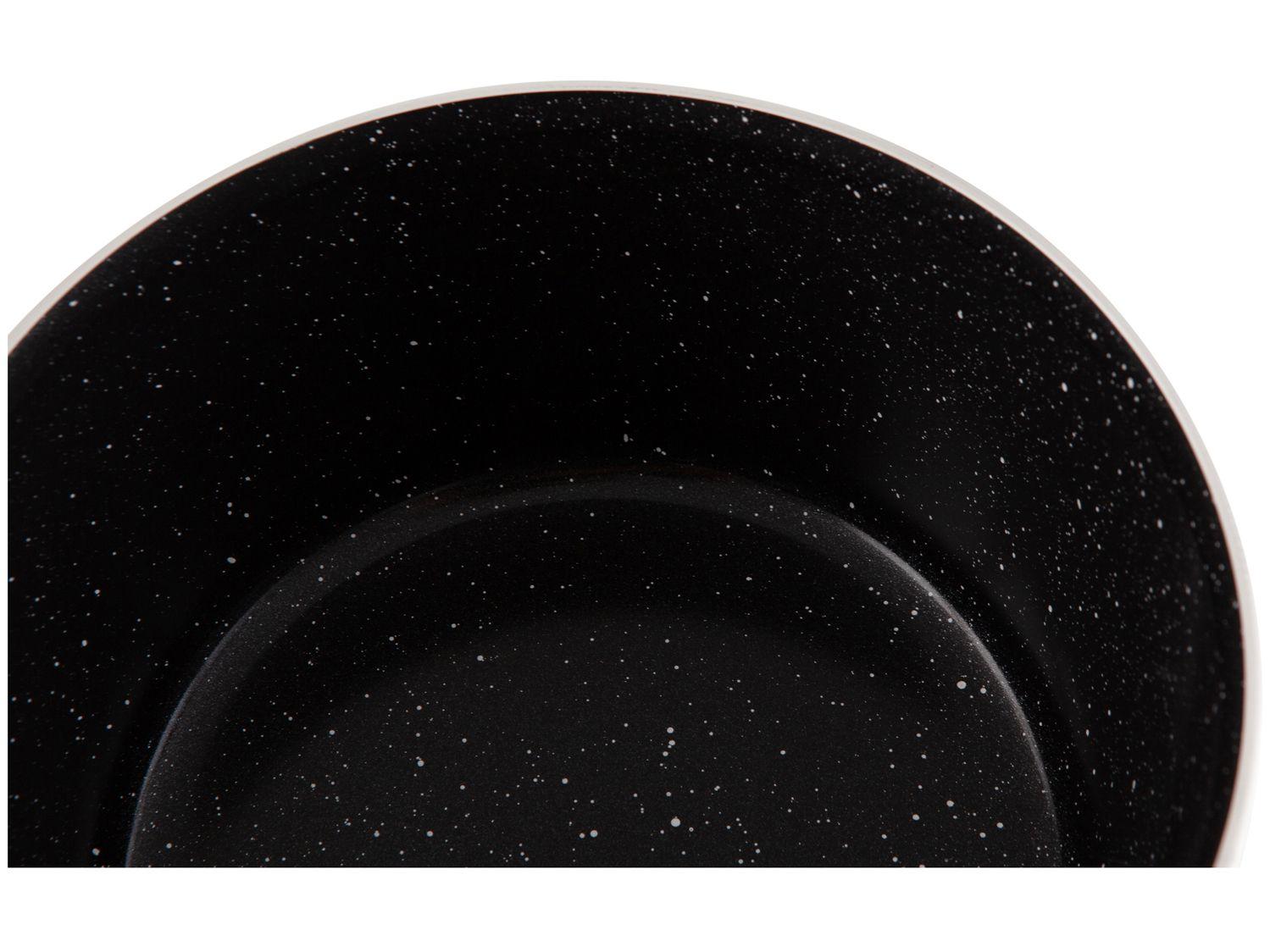Jogo de Panelas Tramontina Glenz em Alumínio com Revestimento Interno em Starflon Crystals e Externo Esmaltado Preto 05 Peças